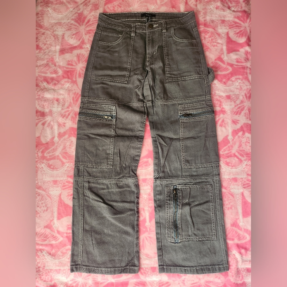 Forever 21  Denim Cargo Jeans, Women Size S